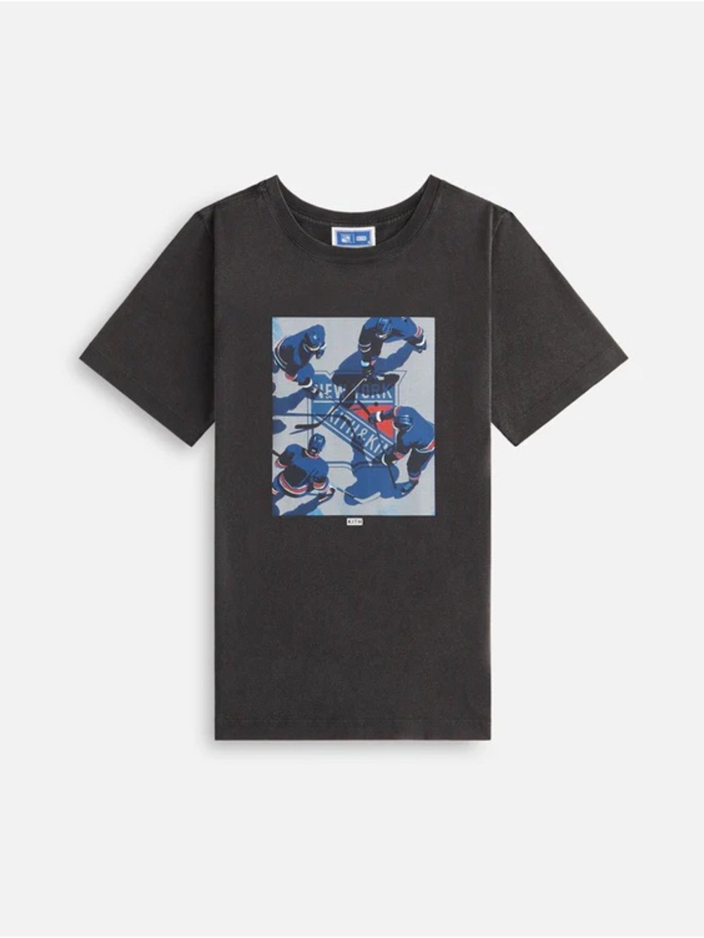 Kith Kids For The New York Rangers On Ice Vintage Tee - Black - Size 2T